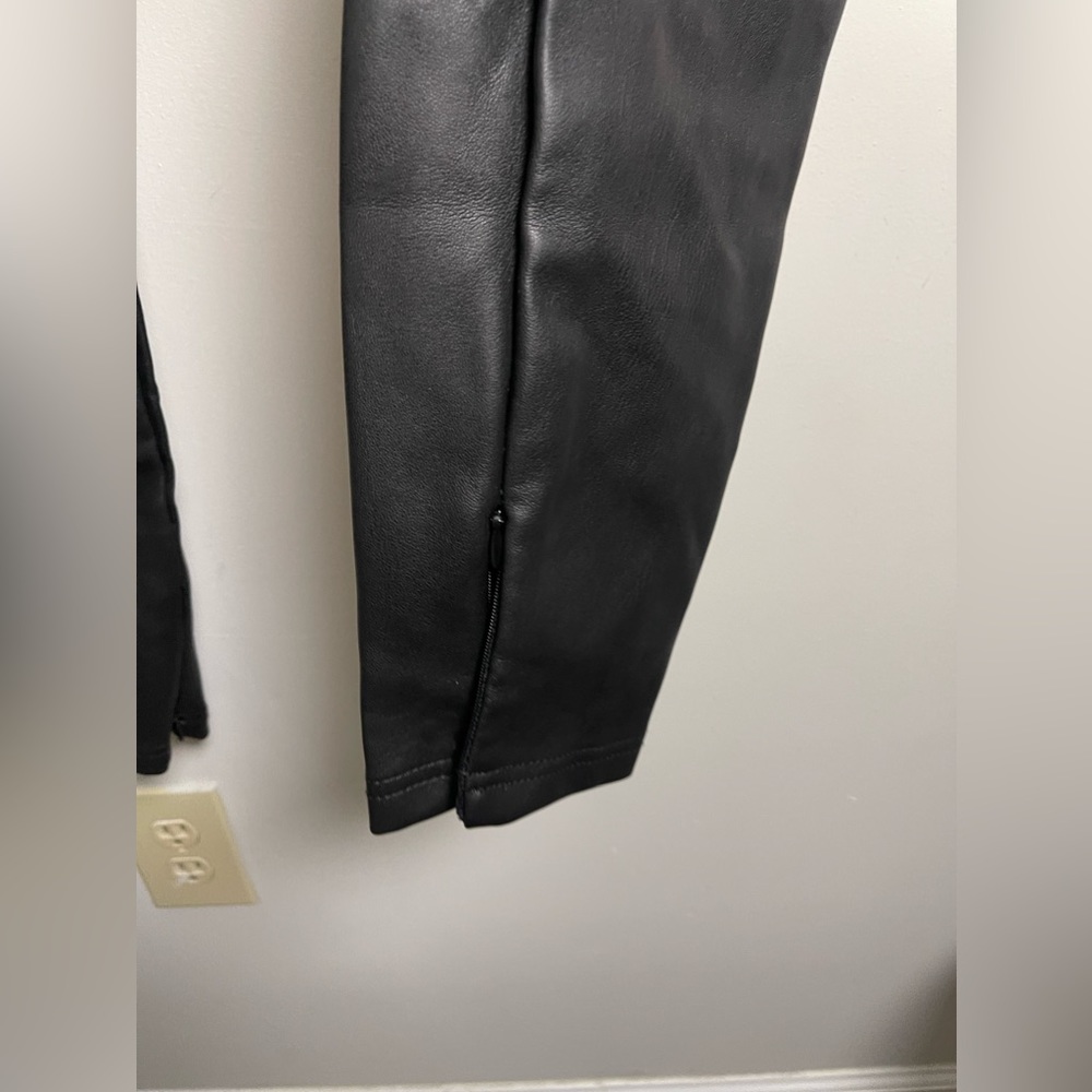 House Of CB London faux Leather Black Pants Size Large NWT - Picture 6 of 11